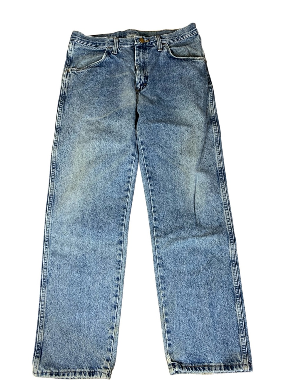 Vintage Wrangler Regular Fit Jeans 33x30 Blue Denim 100% Cotton Workwear